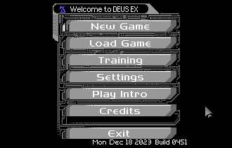 Welcome to DEUS EX